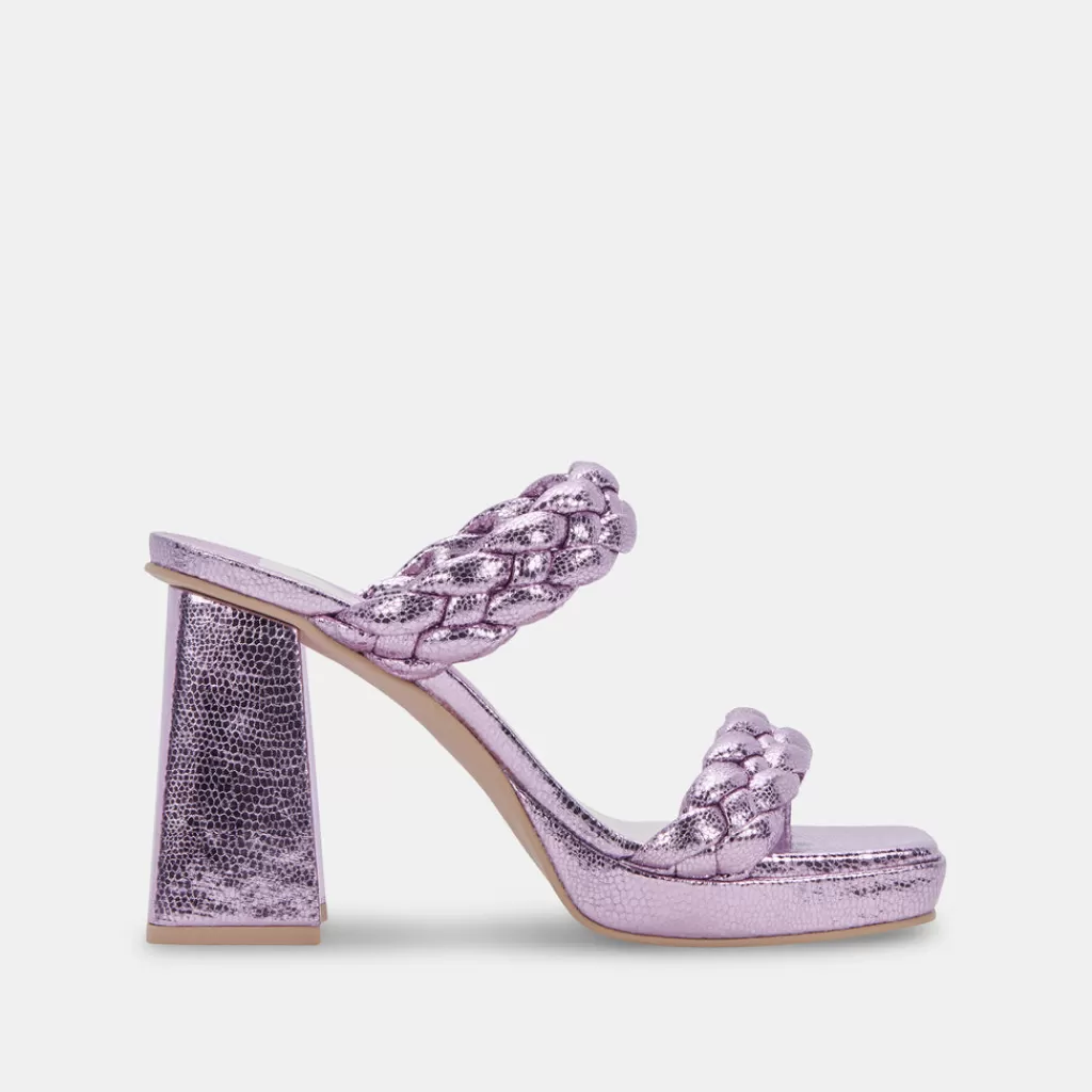 DOLCE VITA Ashby Heels Lilac Crackled Stella Sale