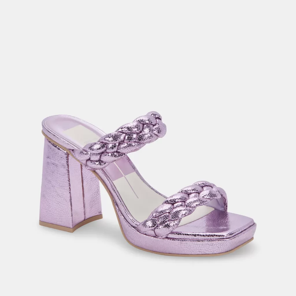 DOLCE VITA Ashby Heels Lilac Crackled Stella Sale