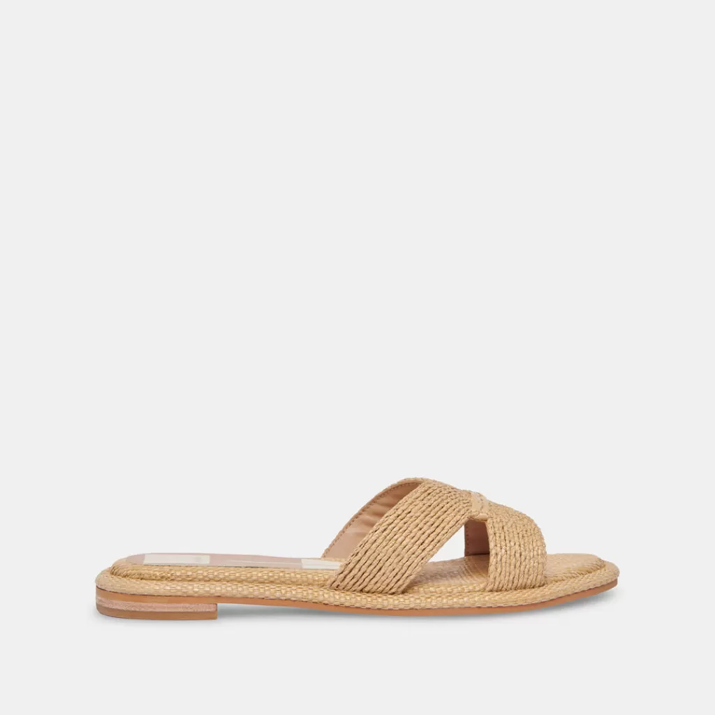 DOLCE VITA Atomic Sandals Lt Natural Raffia Store