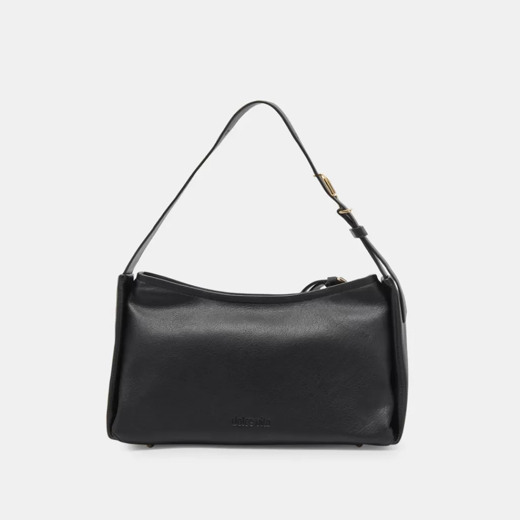 DOLCE VITA Audri Shoulder Bag Black Leather Fashion