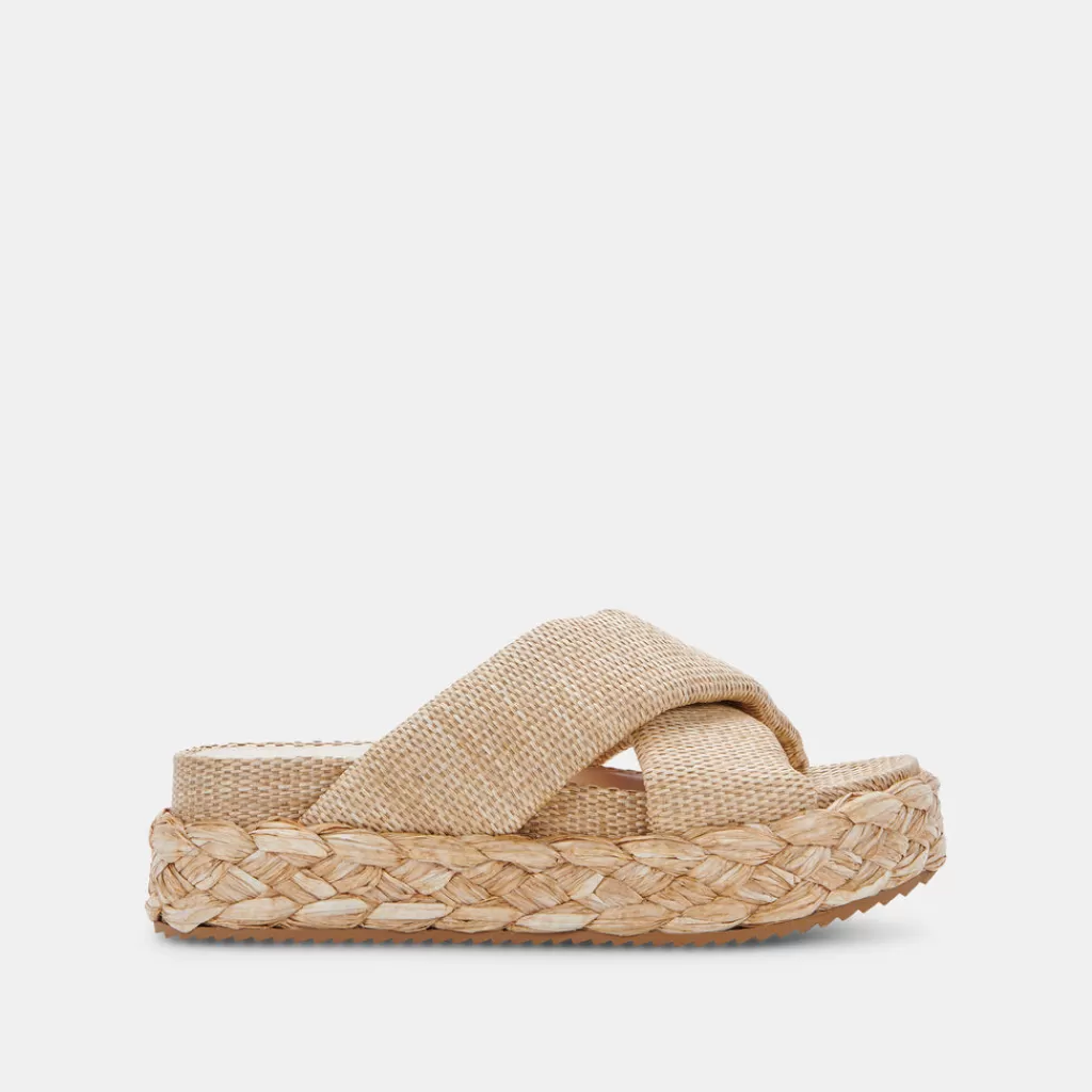 DOLCE VITA Blume Sandals Lt Natural Raffia New