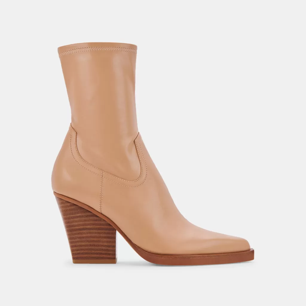 DOLCE VITA Boyd Boots Tan Leather Flash Sale