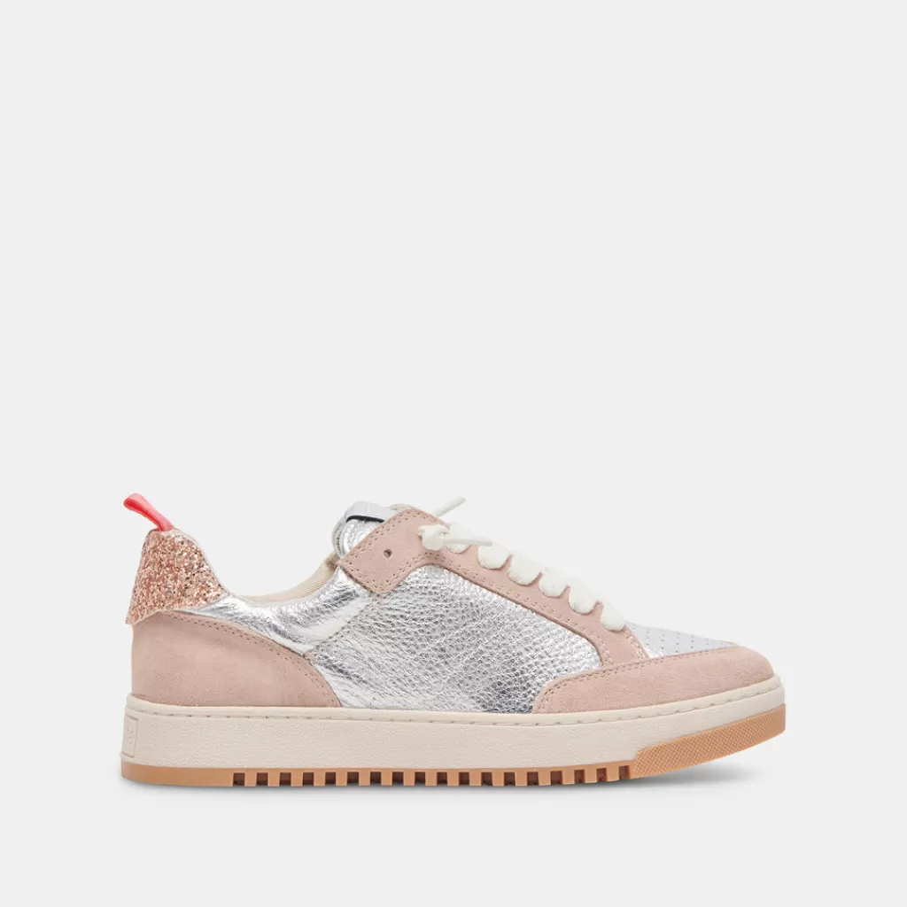 DOLCE VITA Calil Sneakers Blush Multi Metallic Leather Store