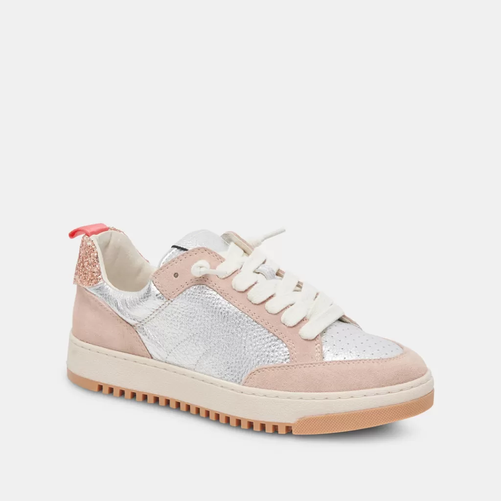 DOLCE VITA Calil Sneakers Blush Multi Metallic Leather Store