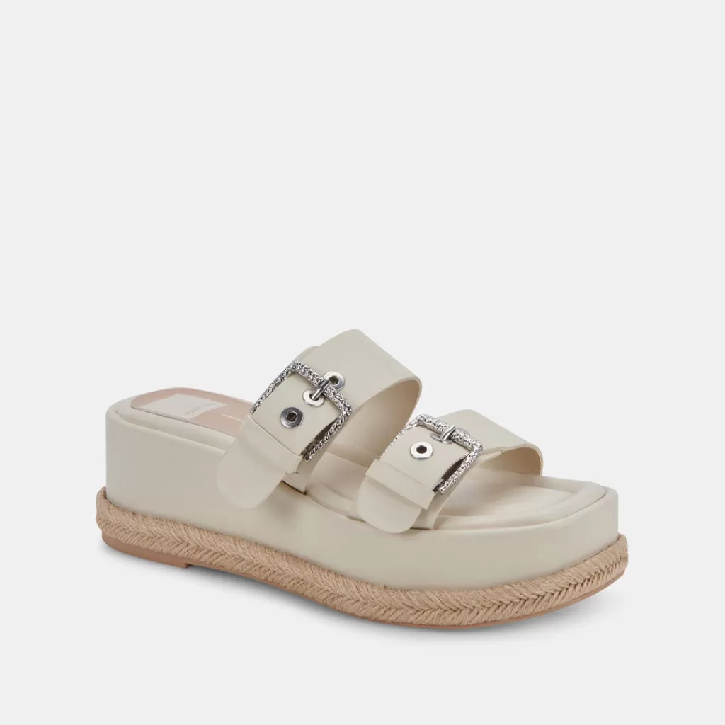 DOLCE VITA Canyon Sandals Ivory Leather Shop