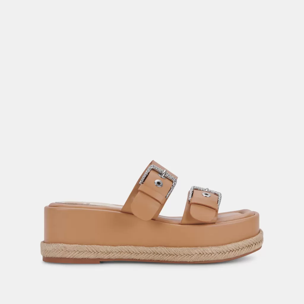 DOLCE VITA Canyon Sandals Tan Leather Sale