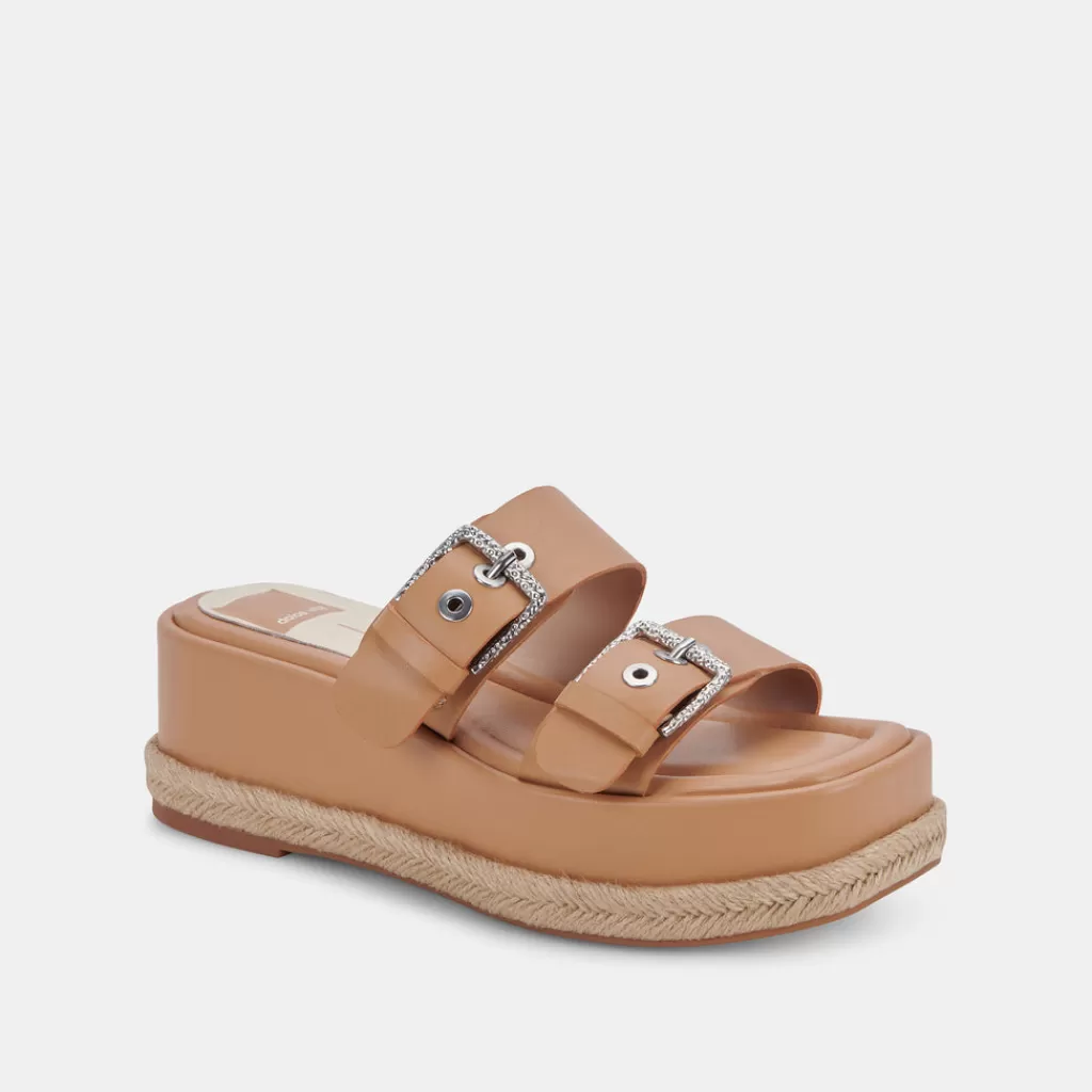 DOLCE VITA Canyon Sandals Tan Leather Sale