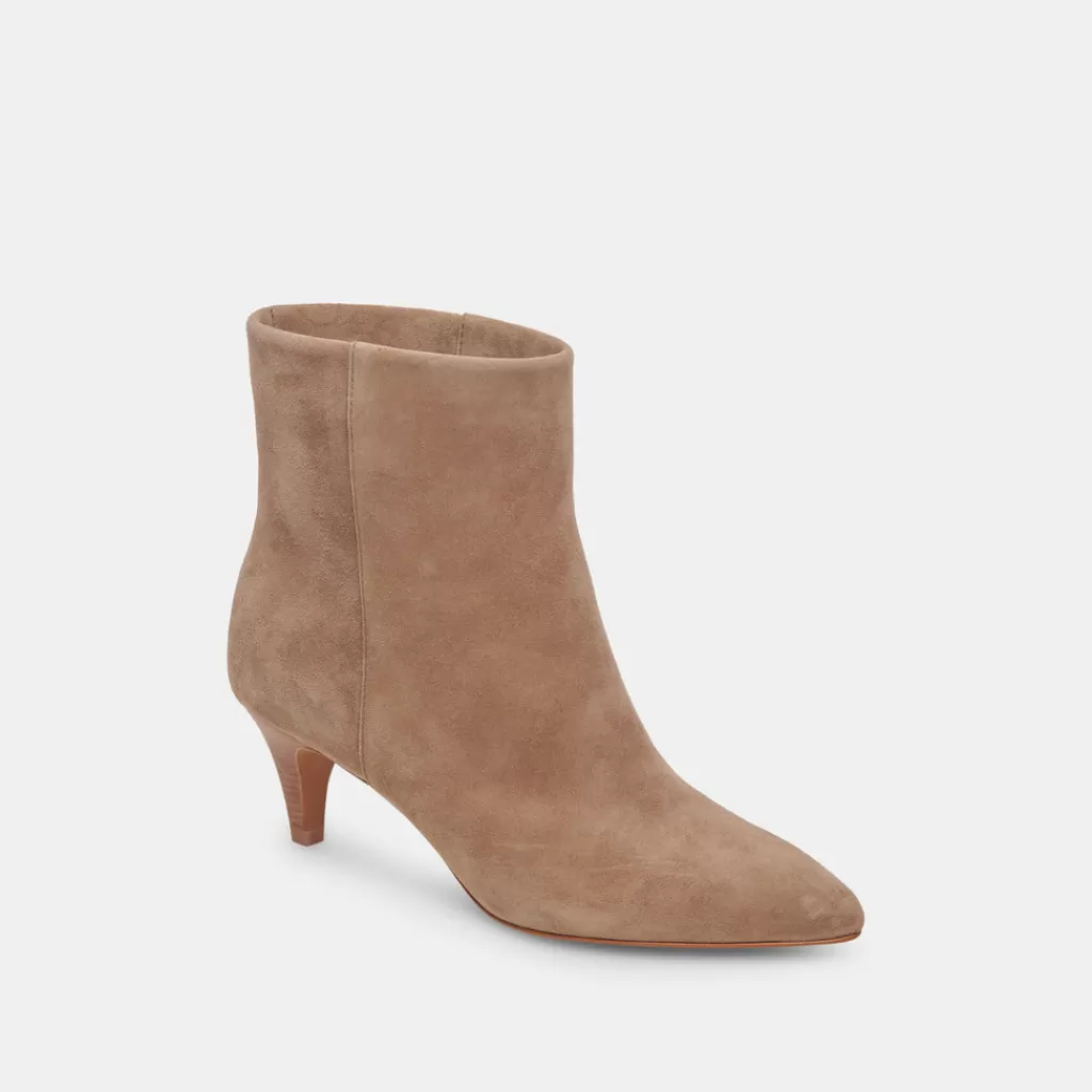 DOLCE VITA Dee Booties Truffle Suede Cheap