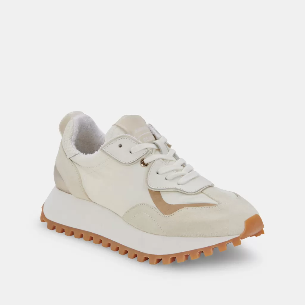 DOLCE VITA X Greats Reubin Sneakers White Nylon Clearance