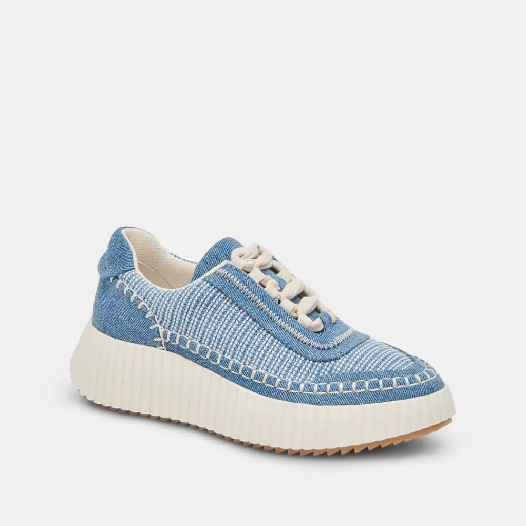 DOLCE VITA Dolen Sneakers Blue Multi Denim New