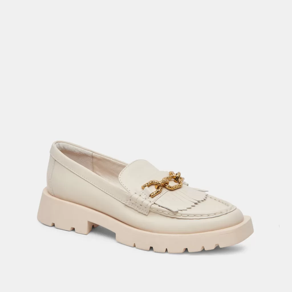 DOLCE VITA Erna Flats Ivory Leather Best Sale