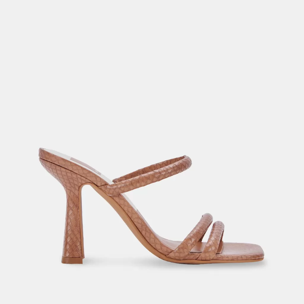 DOLCE VITA Fort Heels Luggage Embossed Stella Sale