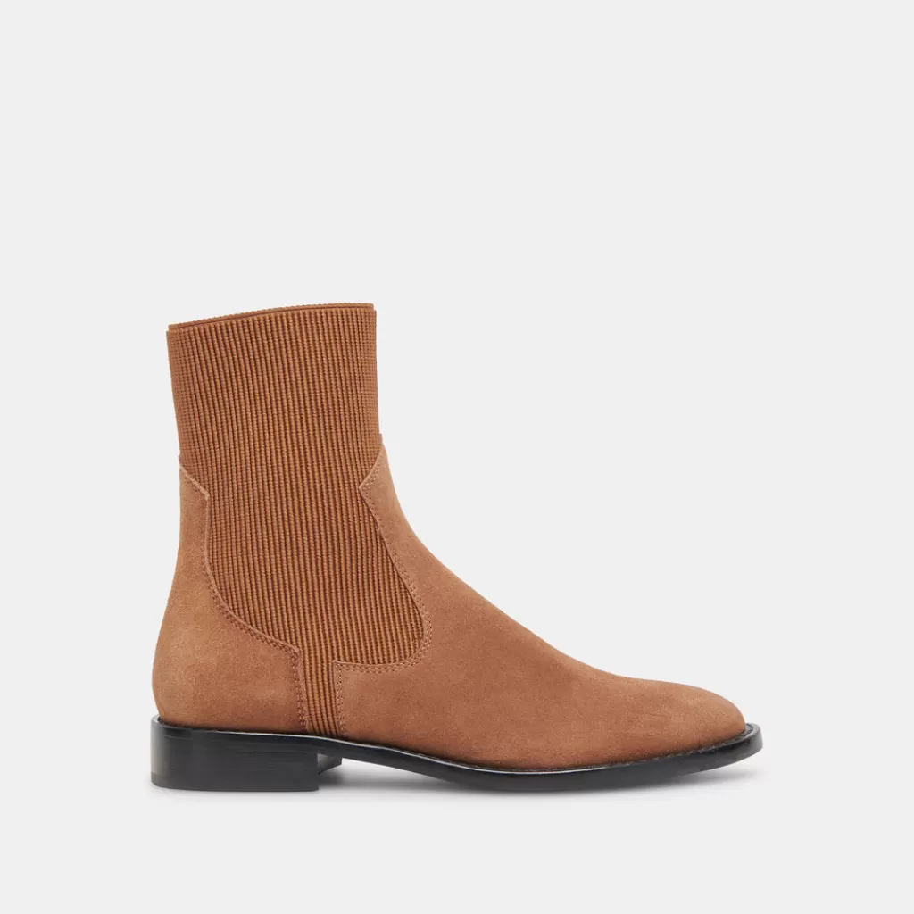 DOLCE VITA Gineva Boots Chestnut Suede Hot