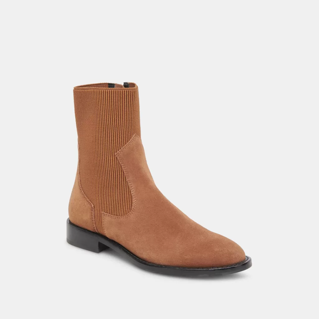 DOLCE VITA Gineva Boots Chestnut Suede Hot