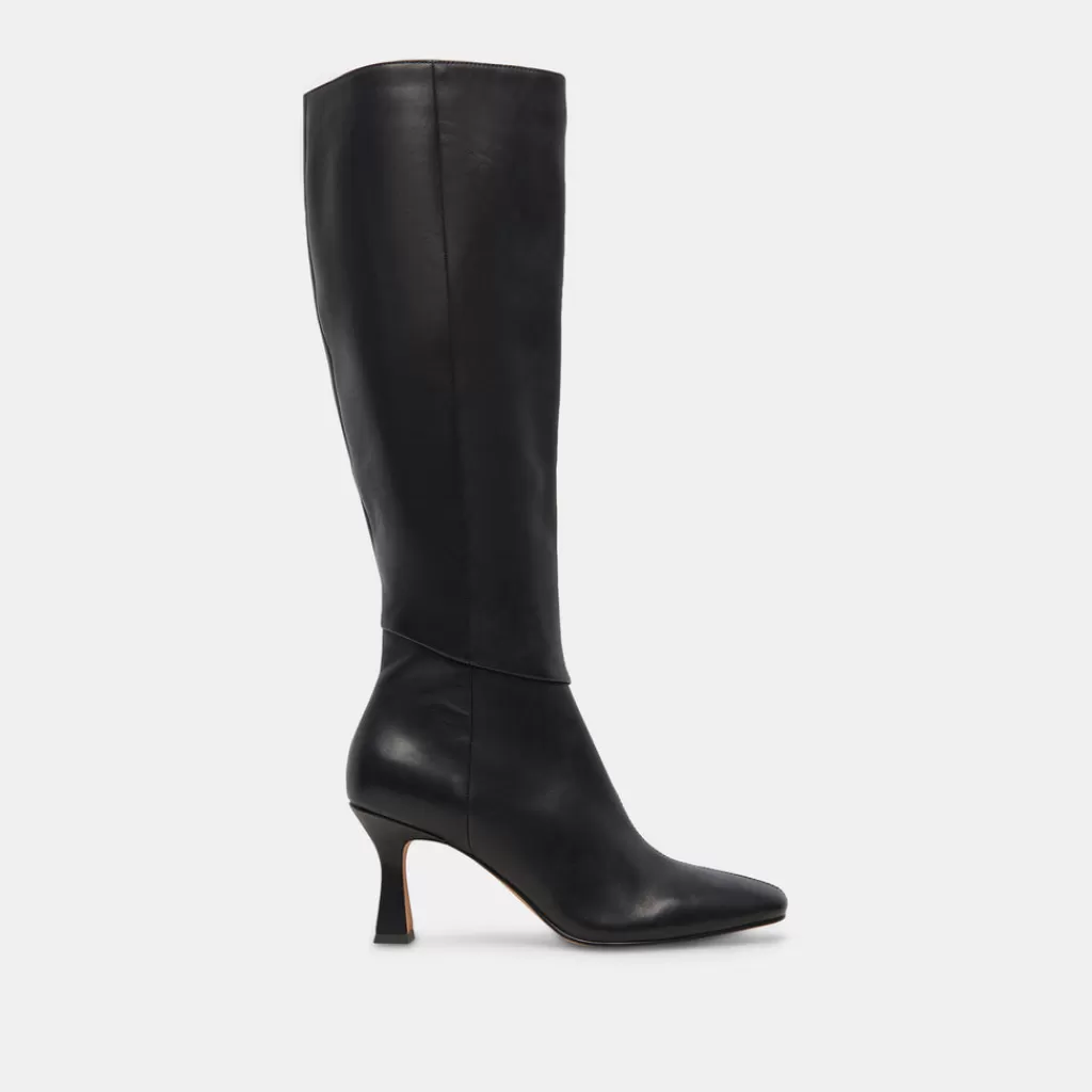 DOLCE VITA Gyra Boots Black Leather Outlet