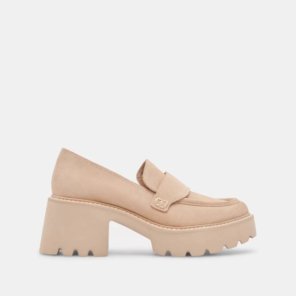 DOLCE VITA Halona Loafers Dune Suede Flash Sale