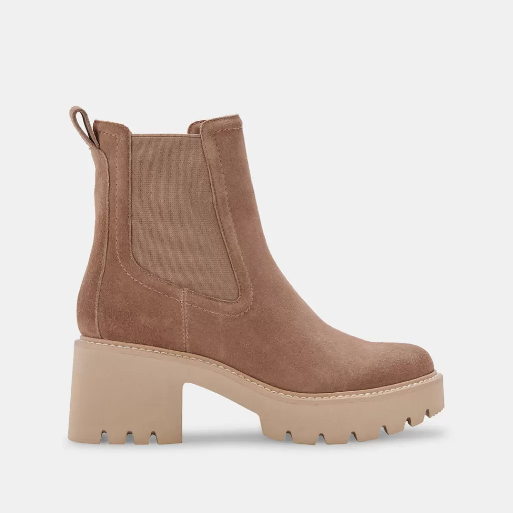 DOLCE VITA Hawk H2O Booties Mushroom Suede Cheap