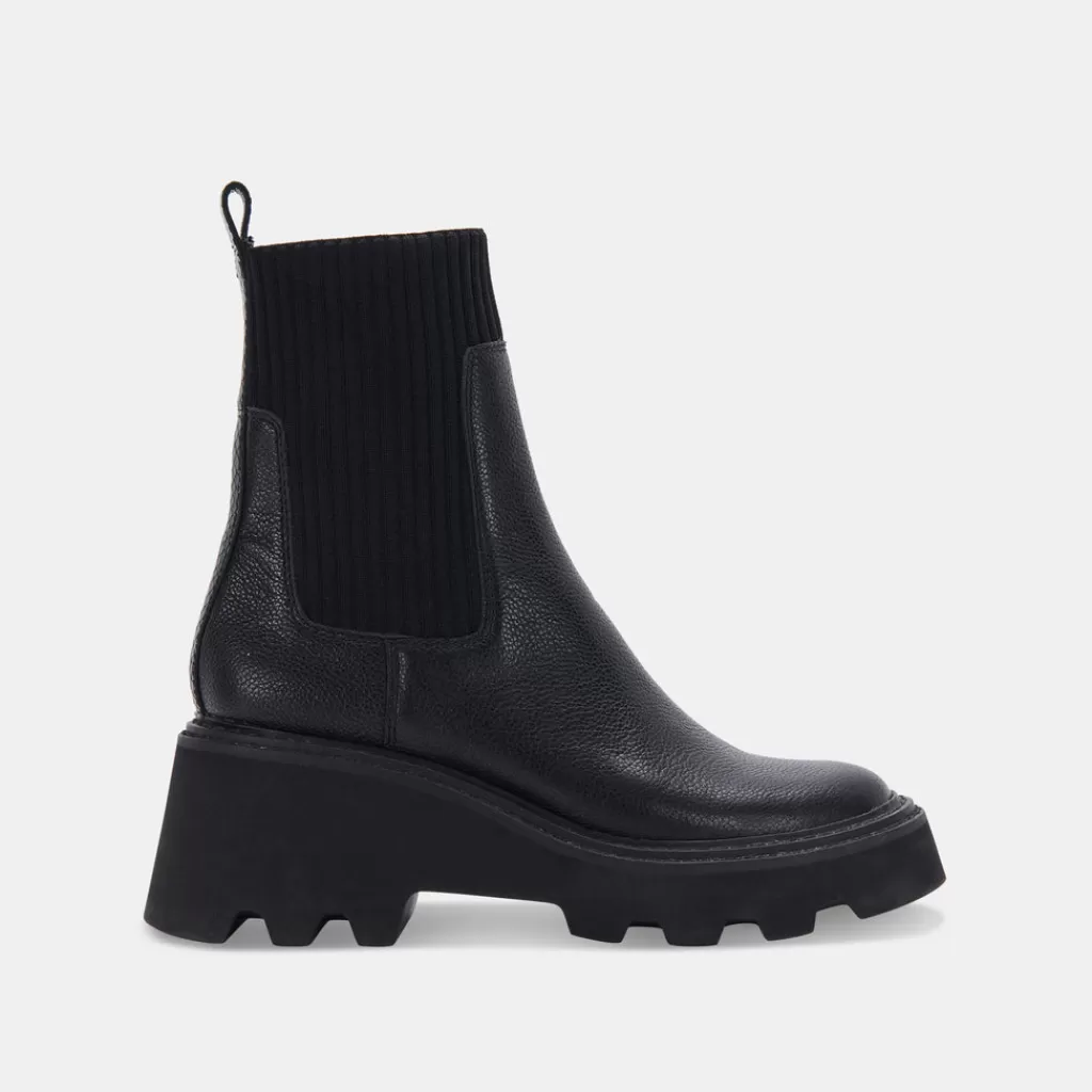 DOLCE VITA Hoven H2O Boots Black Leather Best Sale