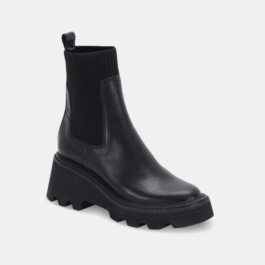DOLCE VITA Hoven H2O Boots Black Leather Best Sale