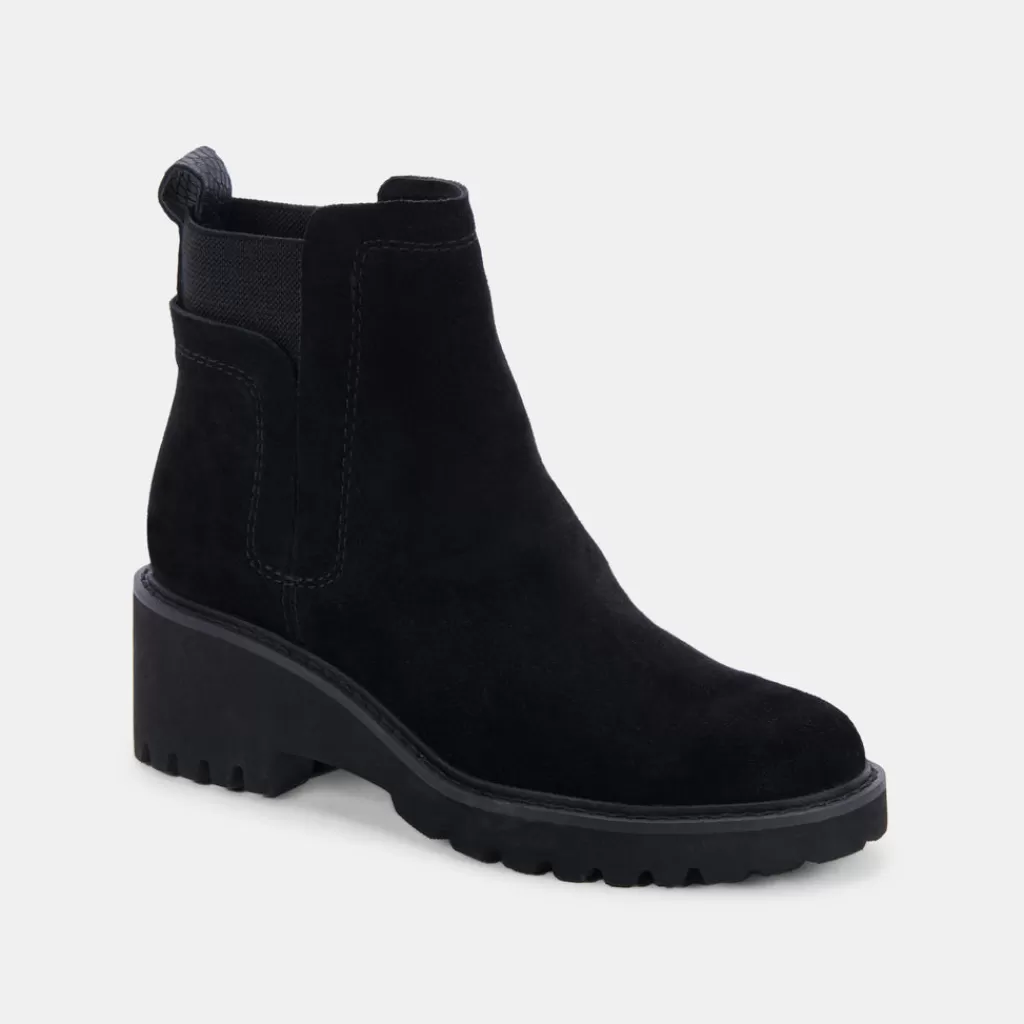 DOLCE VITA Huey H2O Boots Onyx Suede Flash Sale