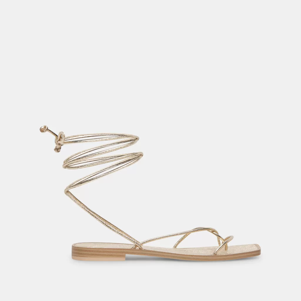 DOLCE VITA Ivette Sandals Gold Metallic Stella Best Sale