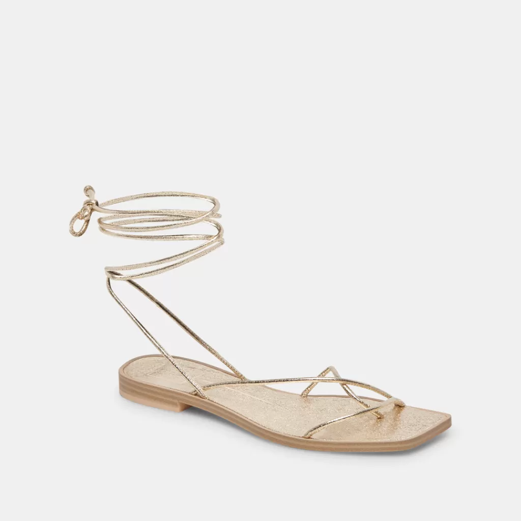 DOLCE VITA Ivette Sandals Gold Metallic Stella Best Sale