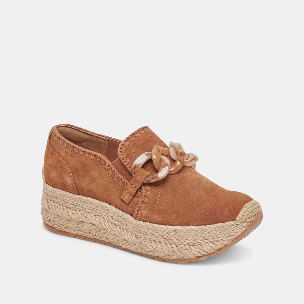 DOLCE VITA Jhenee Espadrille Sneakers Pecan Suede Cheap