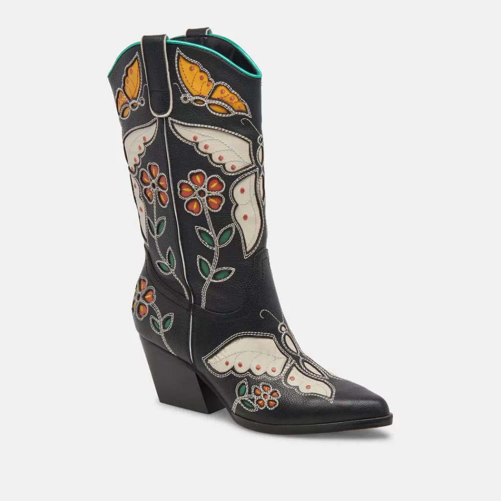 DOLCE VITA Lelou Boots Black Multi Leather Store