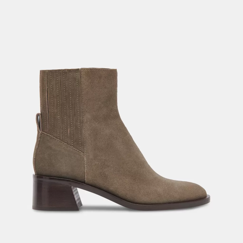 DOLCE VITA Linny H2O Boots Olive Suede Flash Sale
