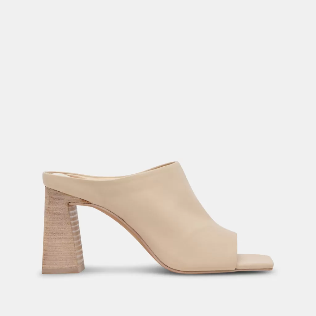 DOLCE VITA Lizzo Heels Biscuit Leather Best Sale