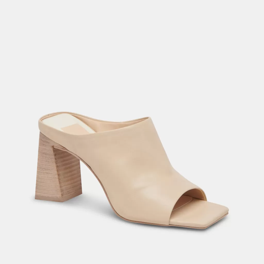 DOLCE VITA Lizzo Heels Biscuit Leather Best Sale