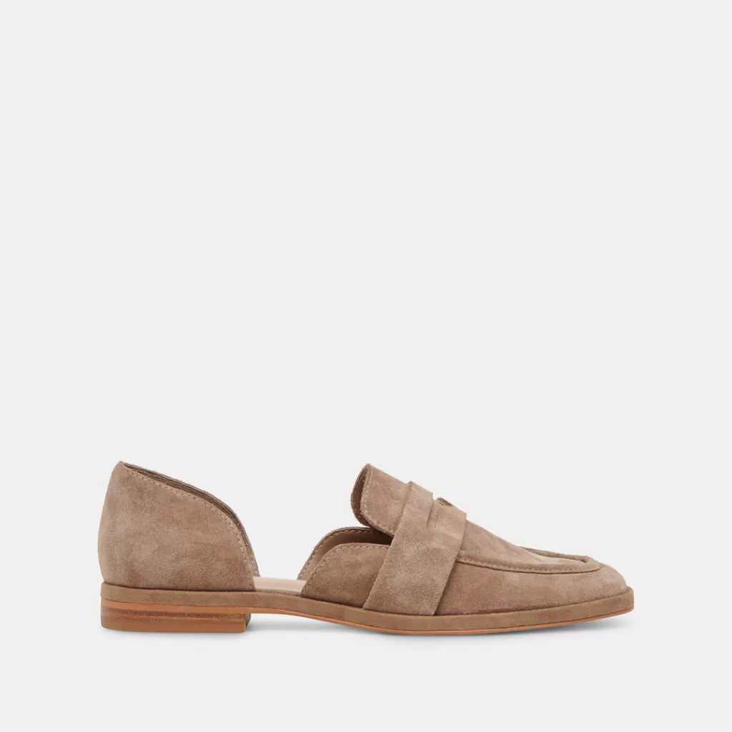 DOLCE VITA Moyra Flats Truffle Suede Best Sale