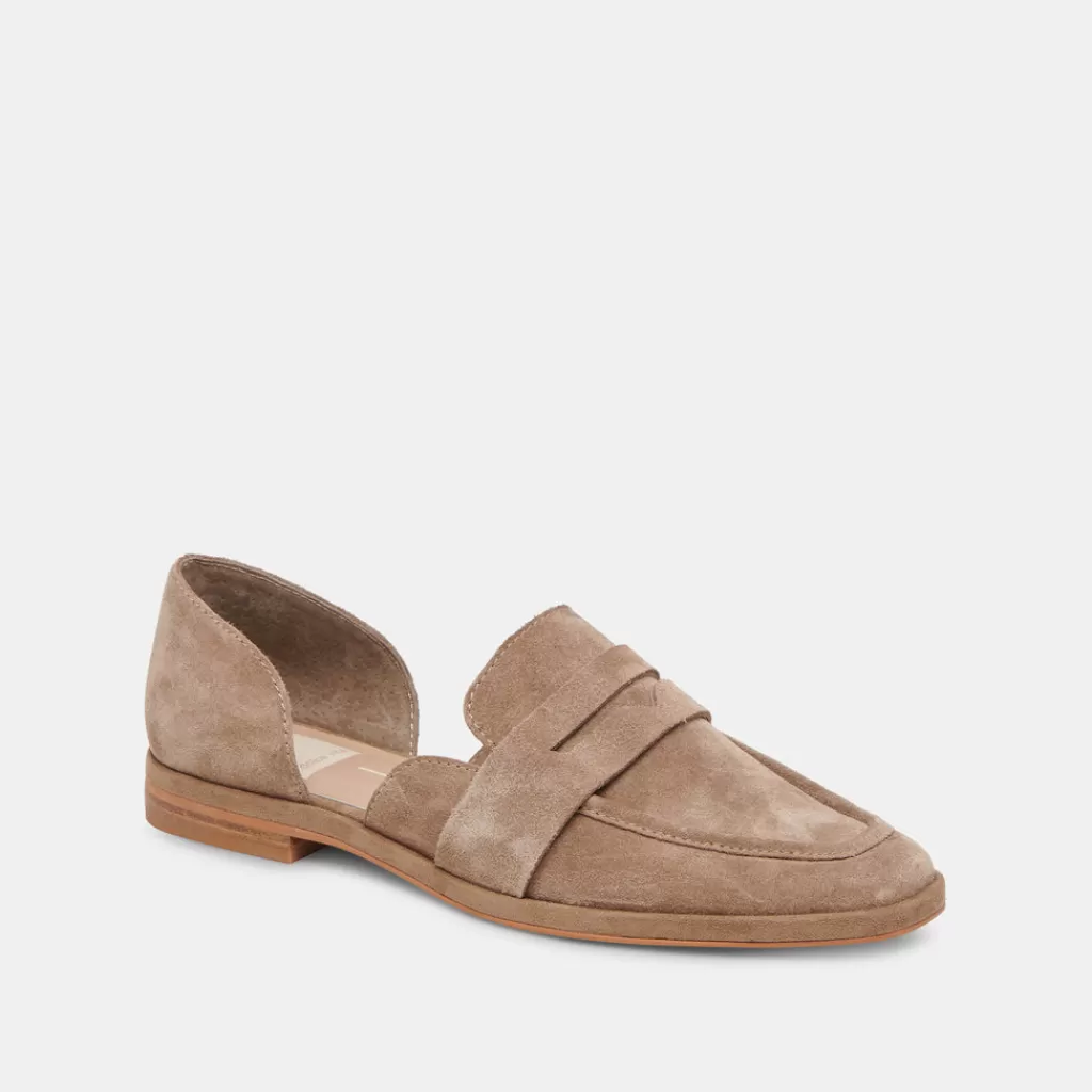 DOLCE VITA Moyra Flats Truffle Suede Best Sale