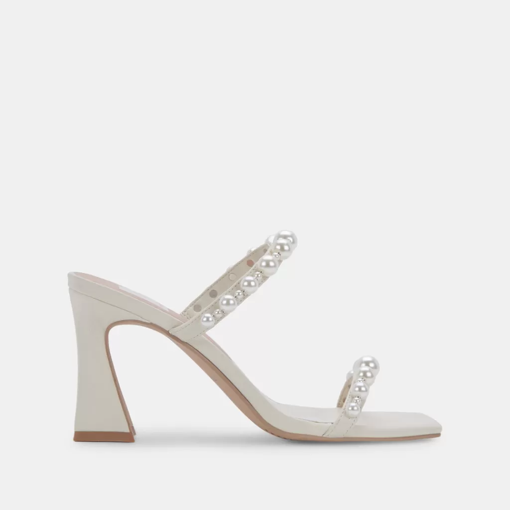 DOLCE VITA Naja Pearl Heels Ivory Stella Sale