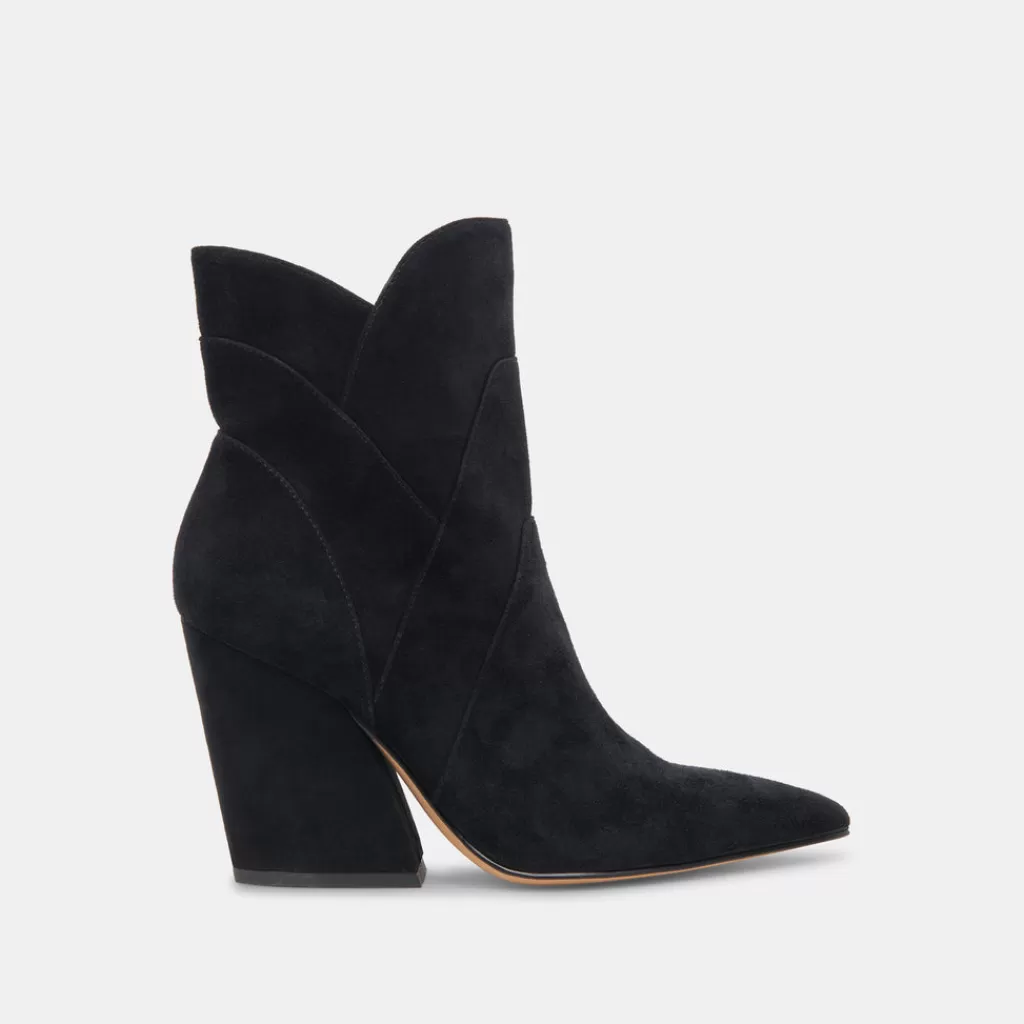 DOLCE VITA Neena Booties Onyx Suede Shop