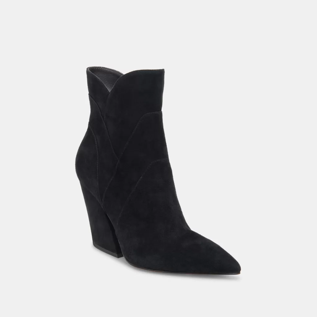 DOLCE VITA Neena Booties Onyx Suede Shop