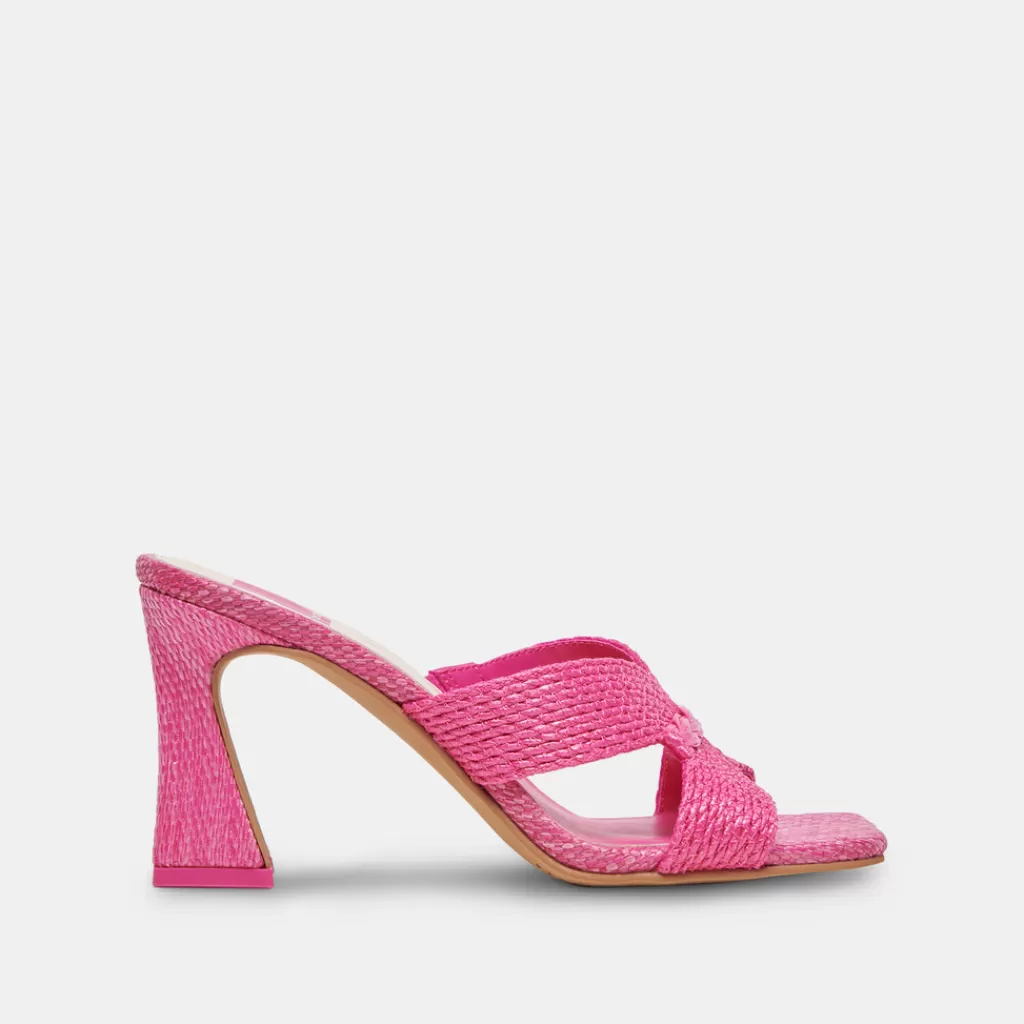 DOLCE VITA Nitro Heels Orchid Raffia Discount