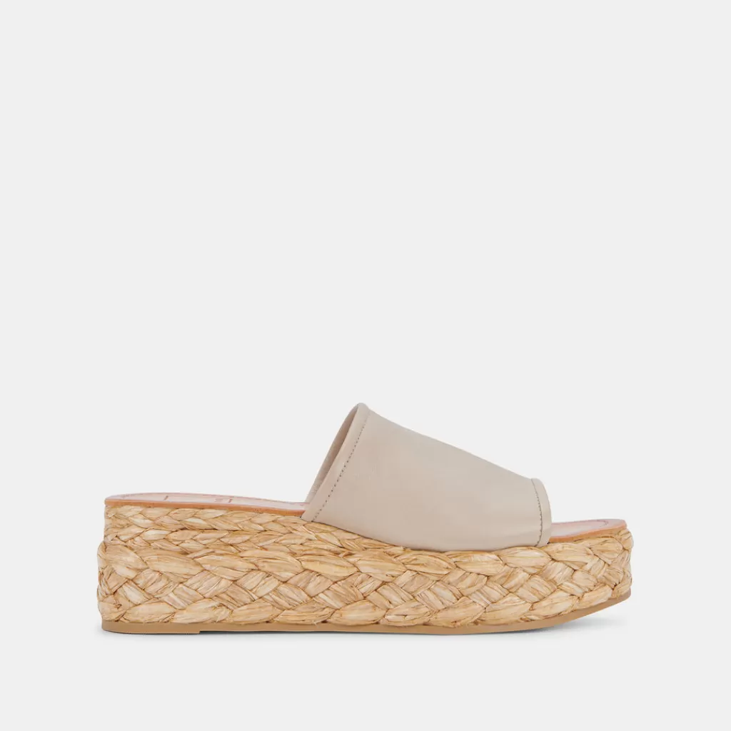 DOLCE VITA Pablos Wide Sandals Sand Leather Online