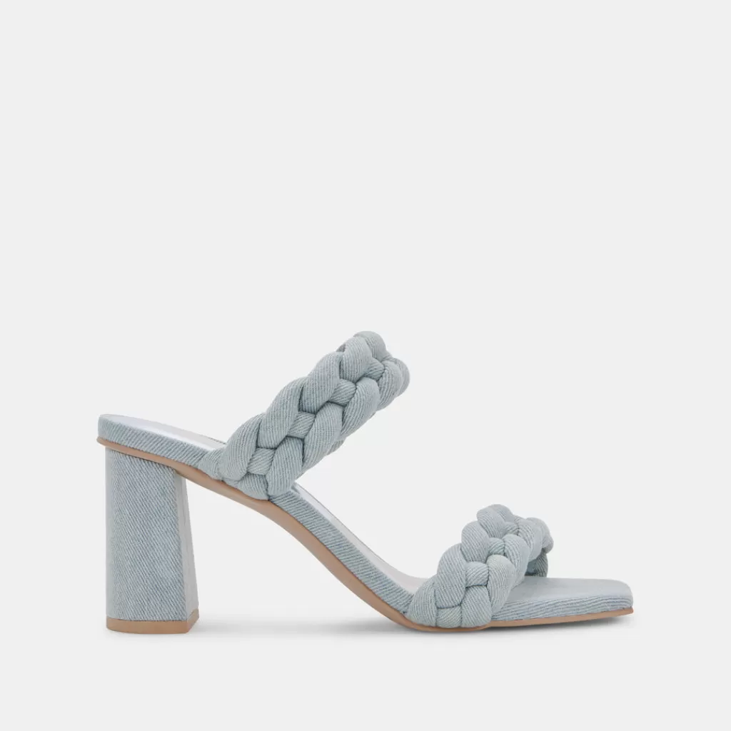 DOLCE VITA Paily Heels Light Blue Denim Best