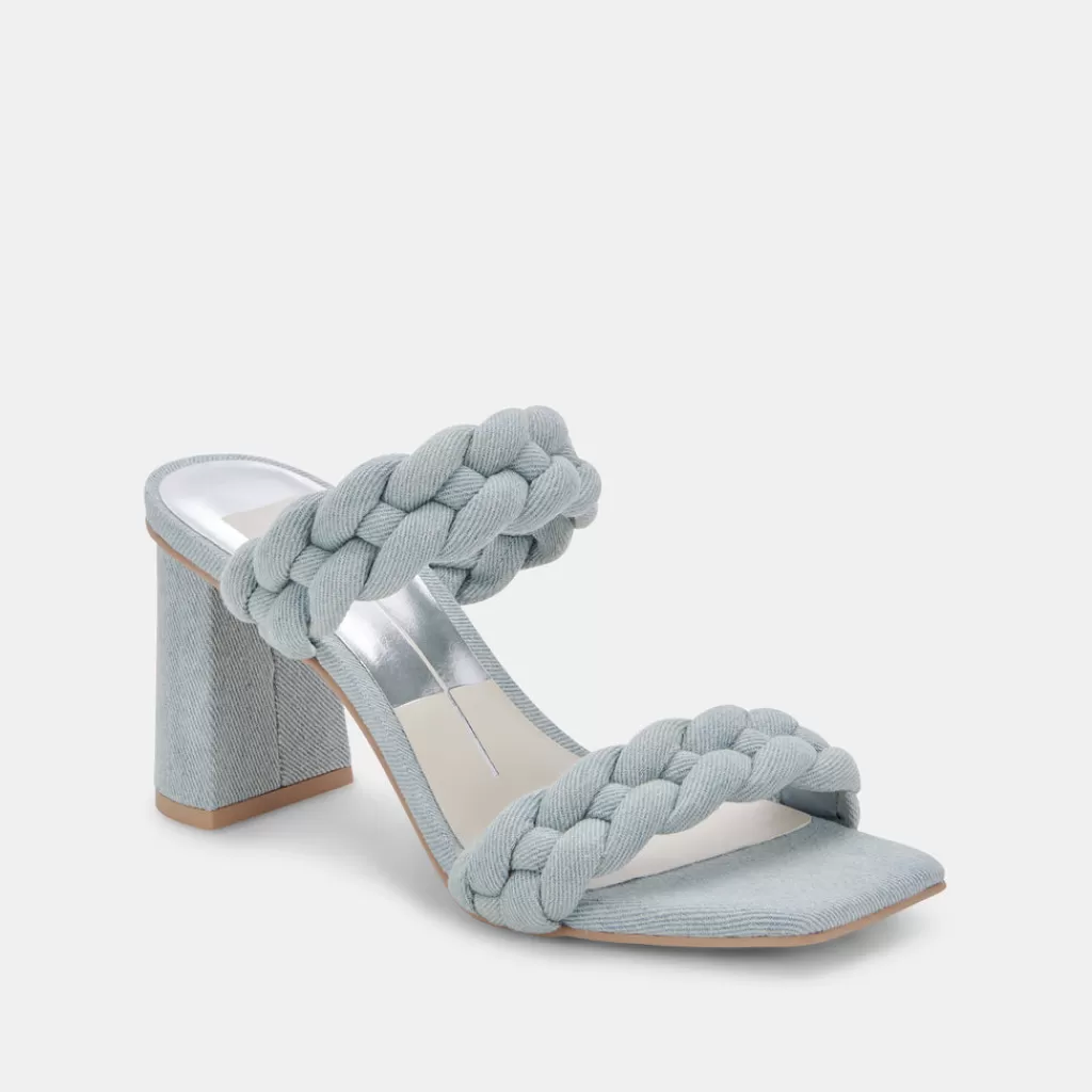 DOLCE VITA Paily Heels Light Blue Denim Best