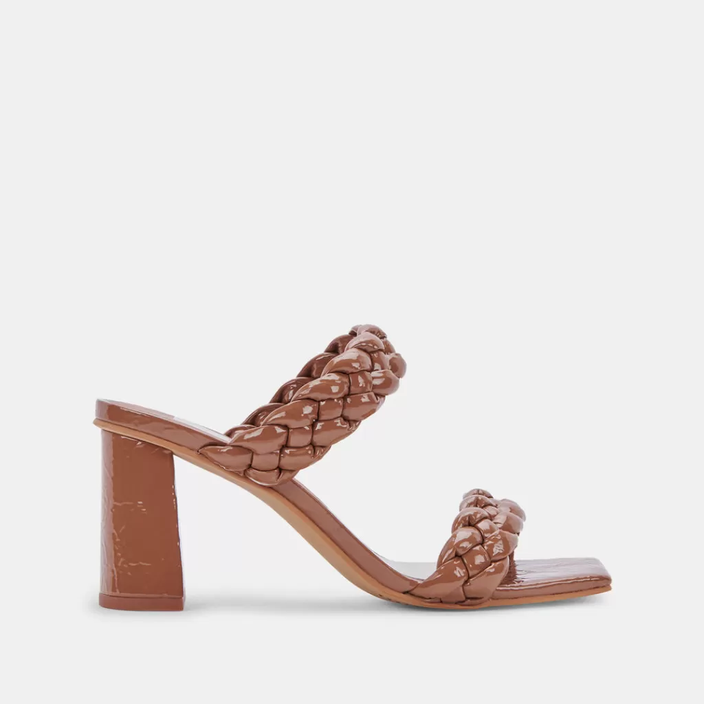 DOLCE VITA Paily Heels Taupe Patent Stella Cheap