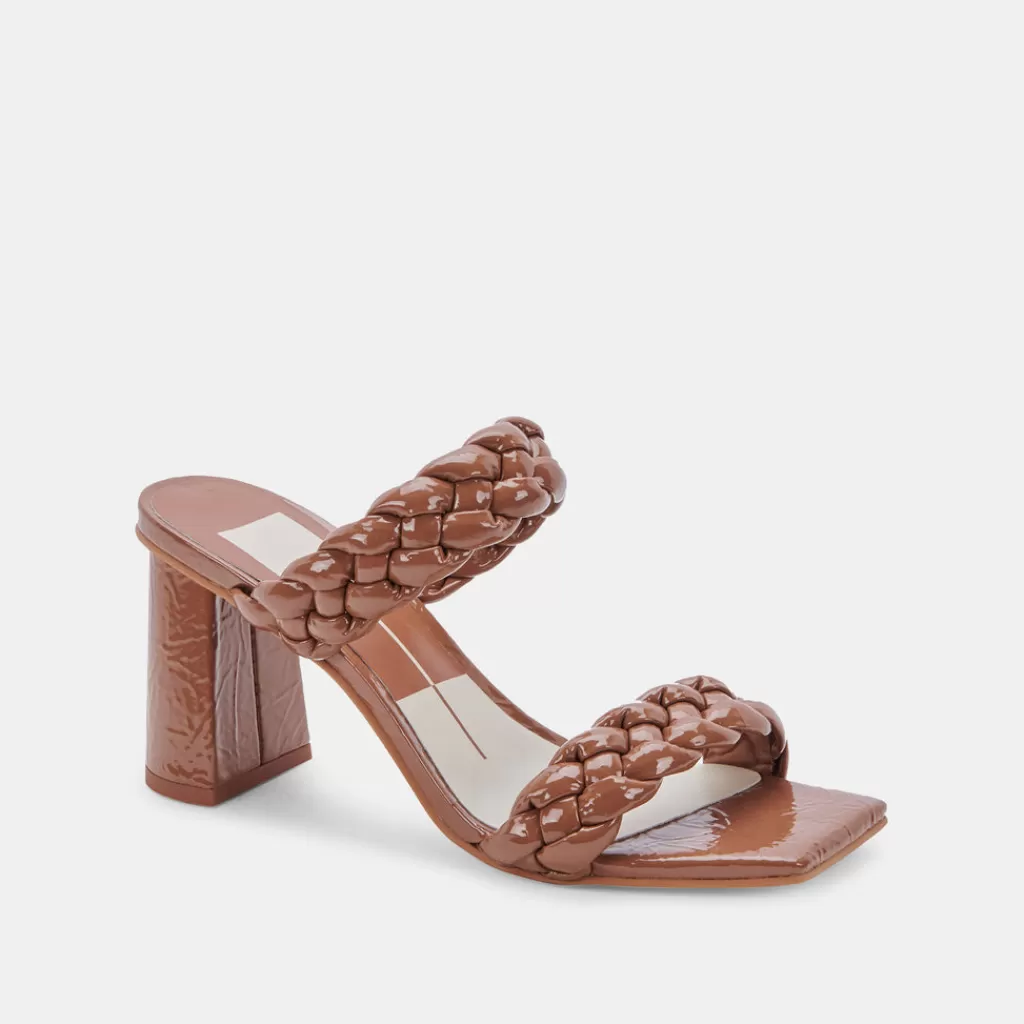 DOLCE VITA Paily Heels Taupe Patent Stella Cheap