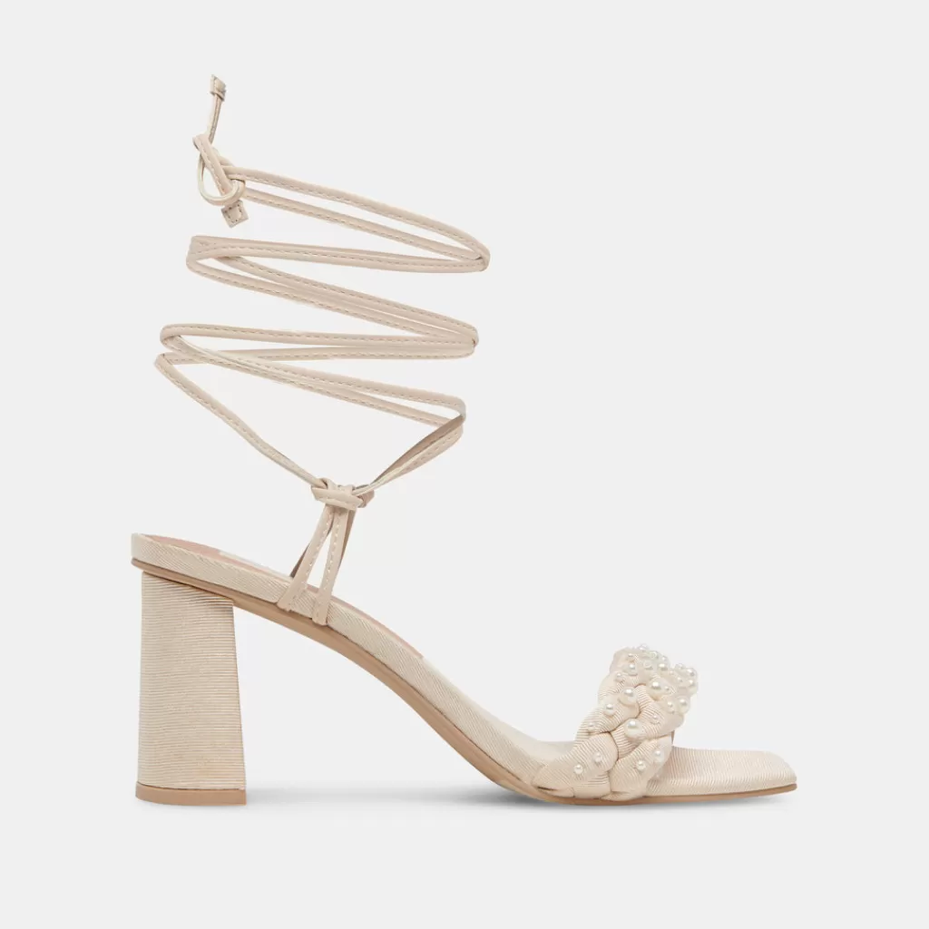 DOLCE VITA Paxten Heels Vanilla Pearls Flash Sale