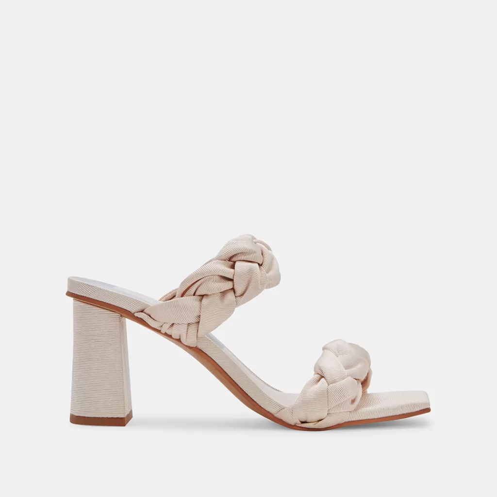 DOLCE VITA Pheby Heels Beige Silk Sale