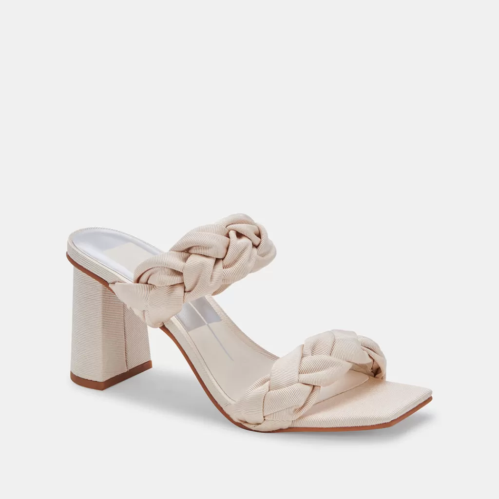 DOLCE VITA Pheby Heels Beige Silk Sale