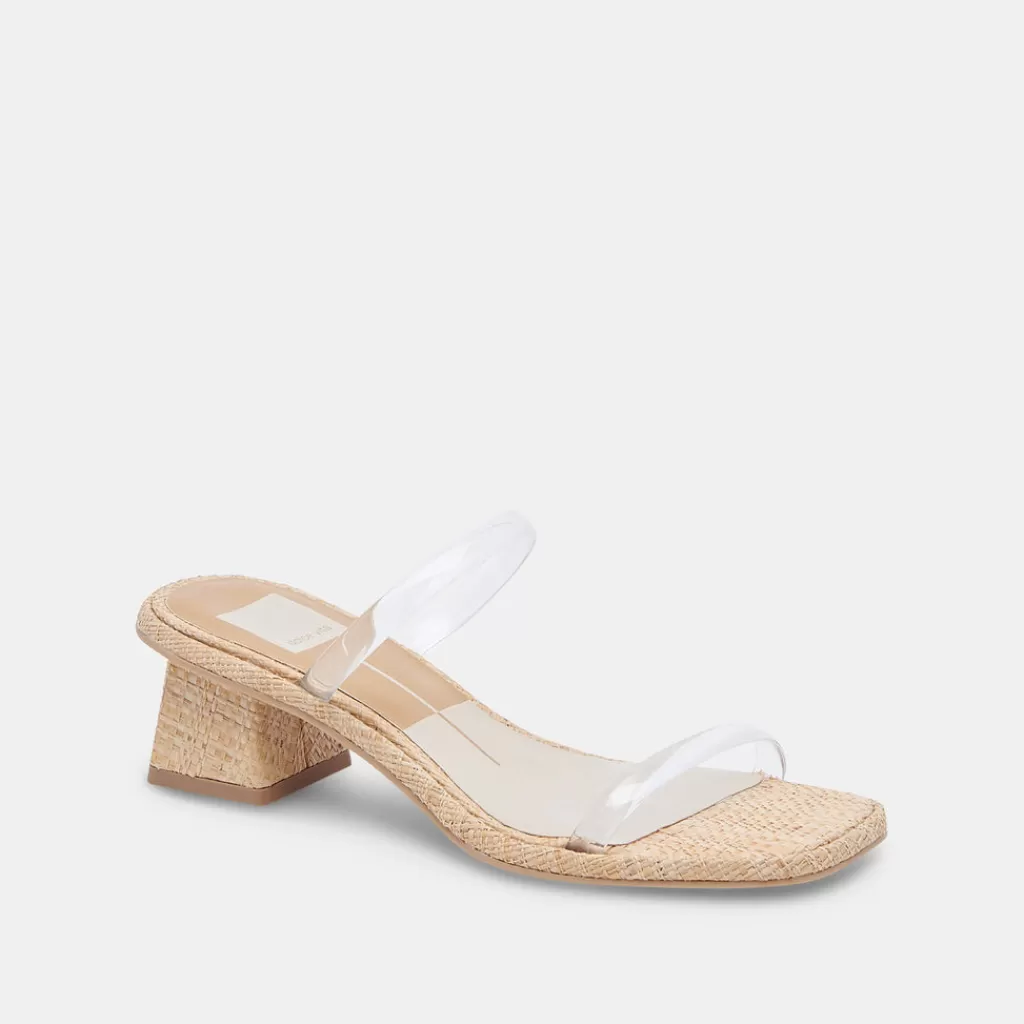 DOLCE VITA Ramize Sandals Crystal Vinyl Sale