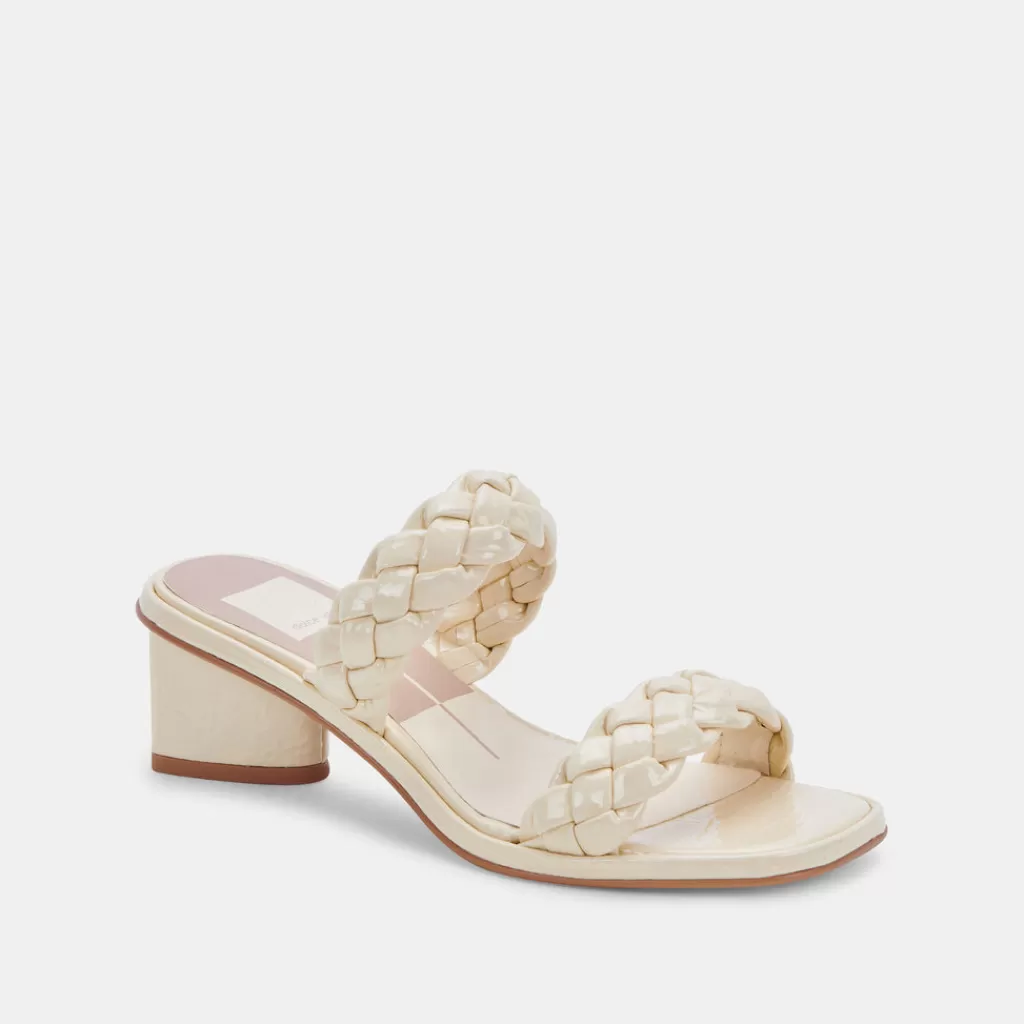 DOLCE VITA Ronin Sandals Bone Patent Stella Sale