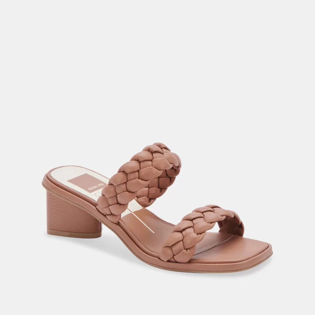 DOLCE VITA Ronin Sandals Caramel Stella New