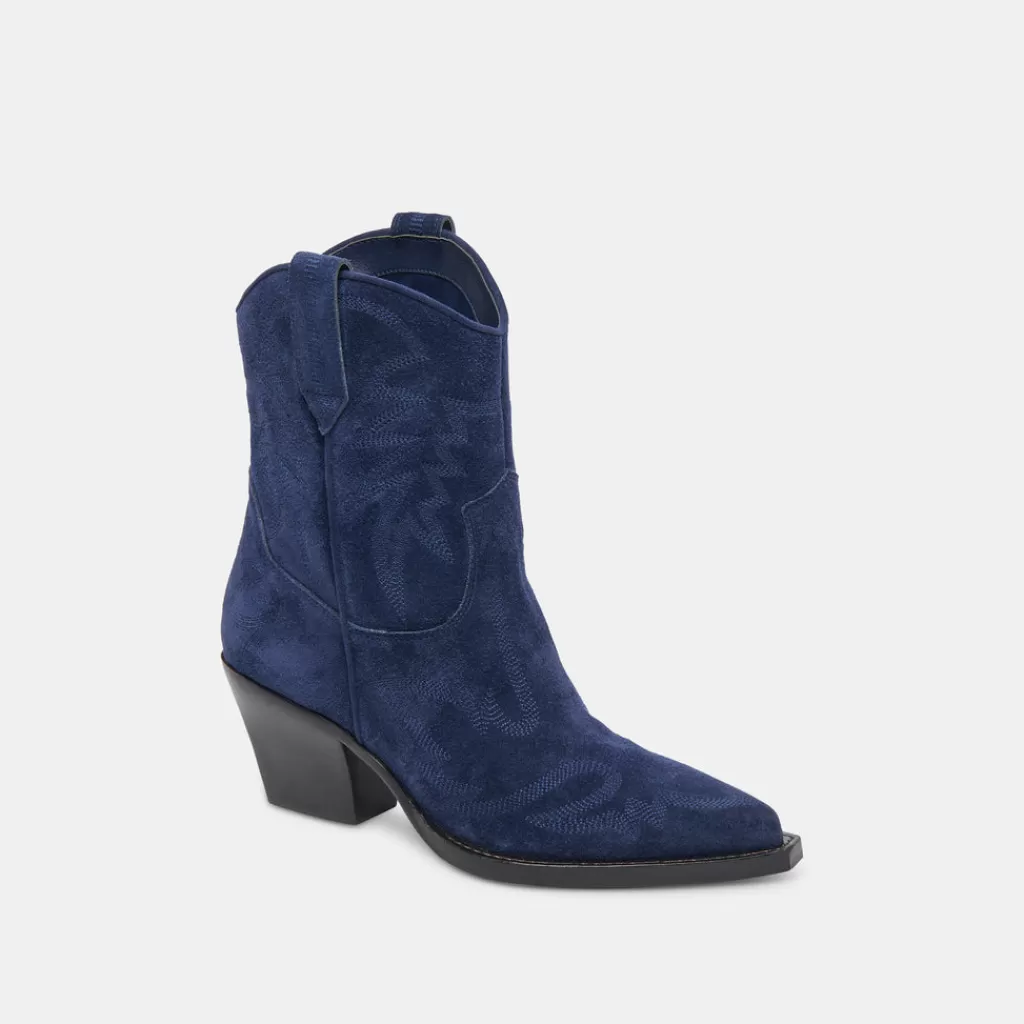 DOLCE VITA Runa Boots Royal Blue Suede Sale