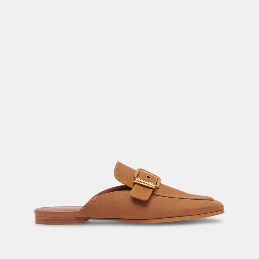 DOLCE VITA Santel Flats Brown Leather Hot